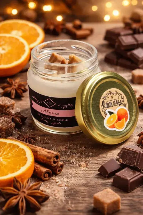 Шоколад с портокалова бисквитка