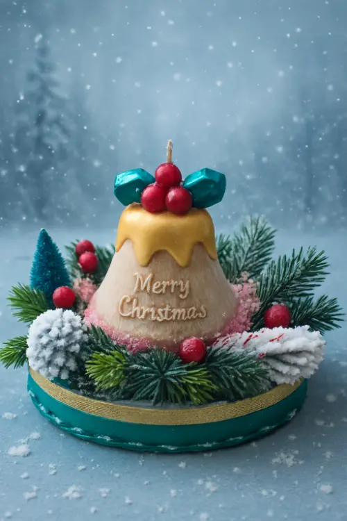 Коледна камбанка с венец