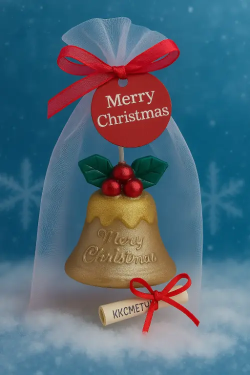 Подаръчна коледна свещ