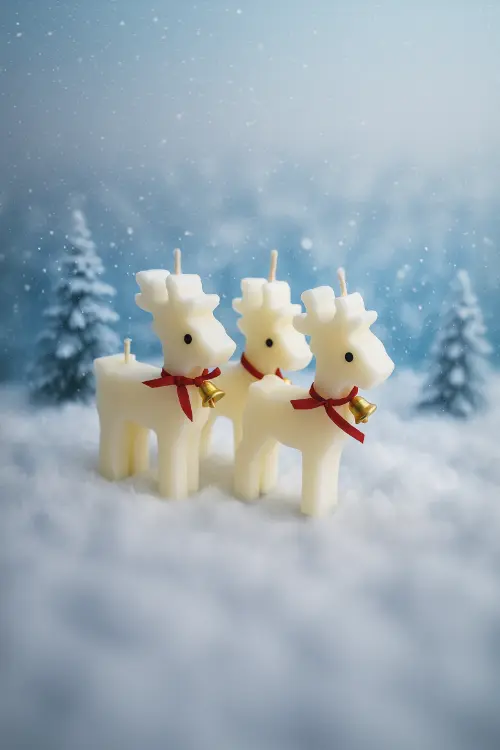 Коледна свещ еленче