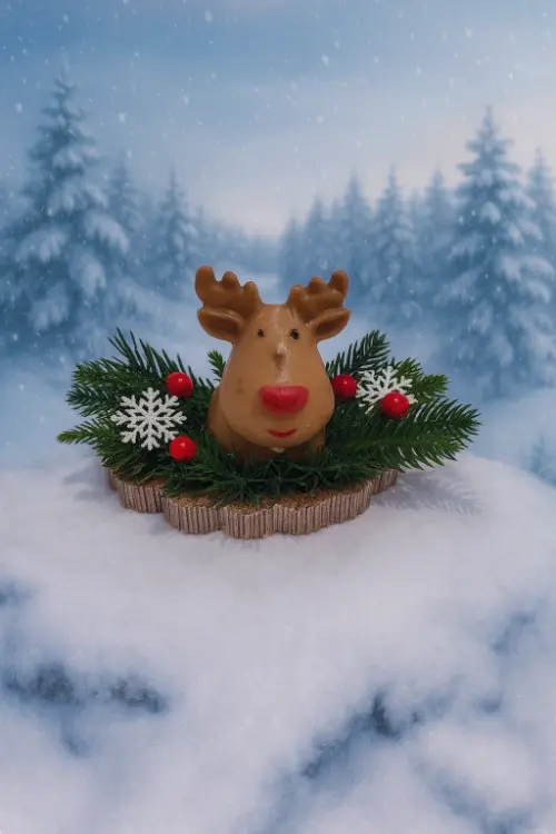 Свещ еленче с украса