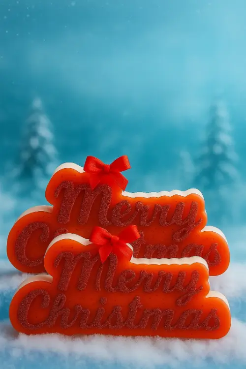 Свещ Merry Christmas