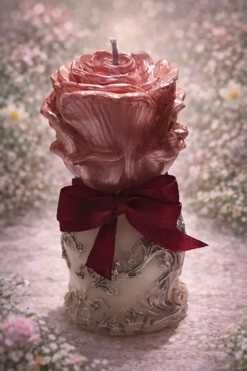 Роза във ваза